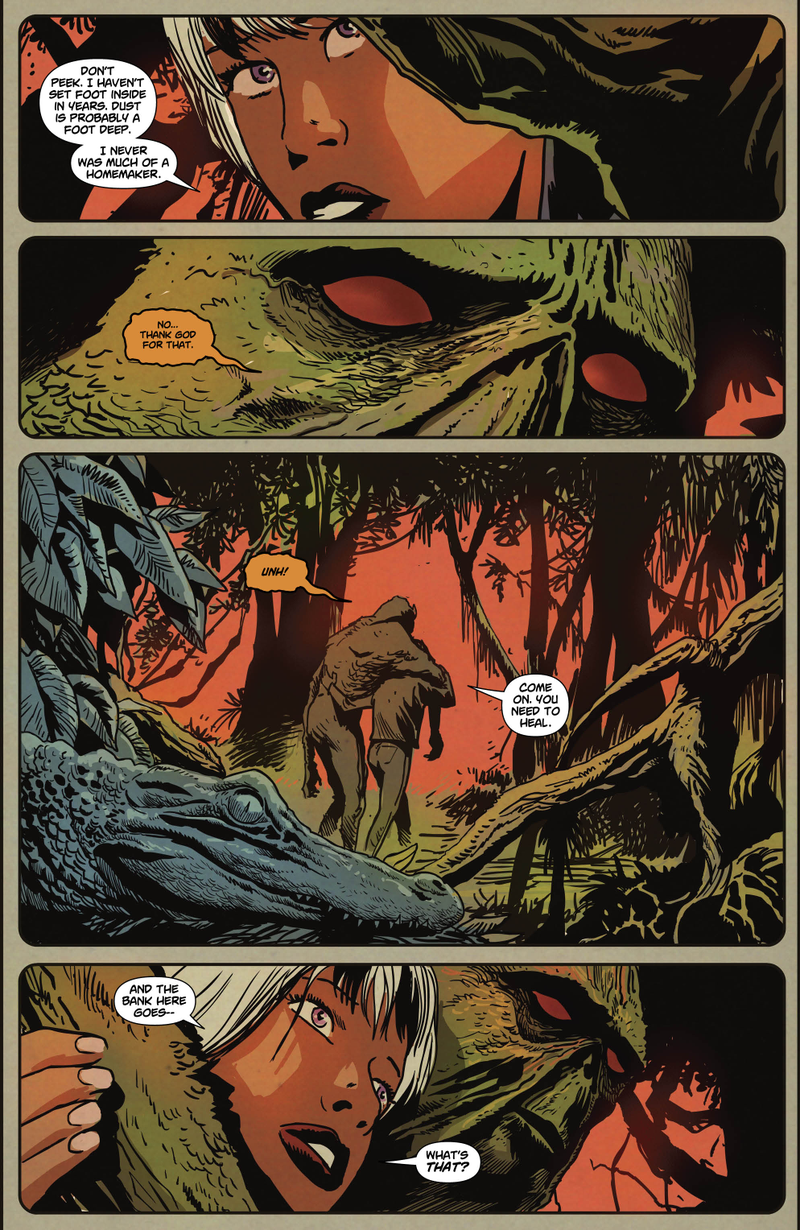 Illustration for article titled Read a sneak preview of the next issue of Swamp Thing